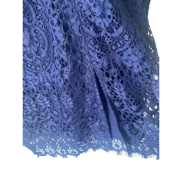 ASOS NAVY LACE MIDI DRESS SIZE US 8 NWT - Picture 5 of 7